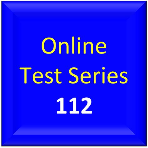 Take tests topic by topic, learn to solve the questions through our detailed solutions. Online Test Series 112 « PG Blazer