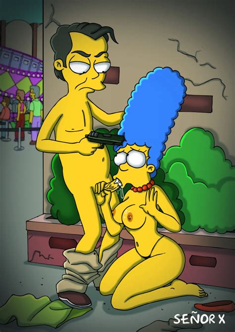 Rule 34 Color Dwight Diddlehopper Female Human Male Marge Simpson