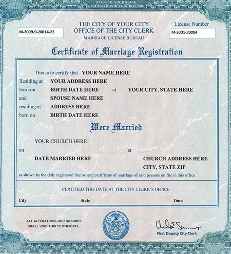 Licencia De Matrimonio En Ny Solicitud RenovaciÓn Y MÁs