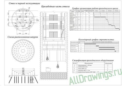 Mine Shaft Construction Download Drawings Blueprints Autocad Blocks