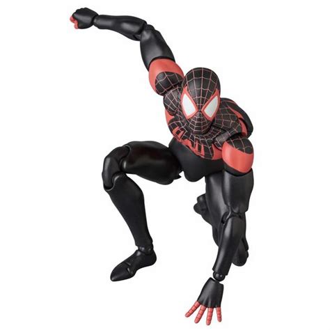 Spider Man Miles Morales Mafex Action Figure At Mighty Ape Nz