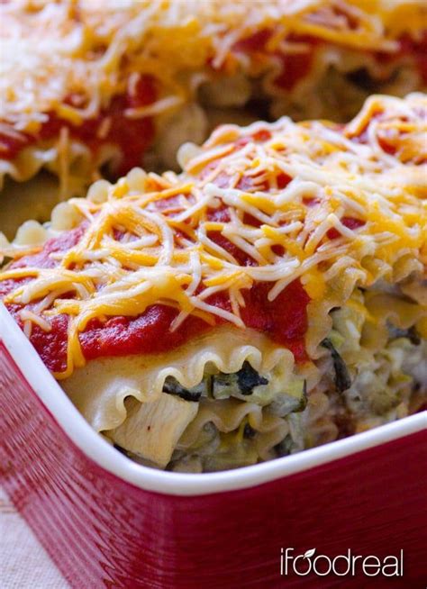 These Healthy Chicken Lasagna Roll Ups Made With Whole Wheat Or Brown