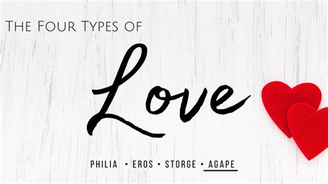 The Four Types Of Love Agape Mission Women