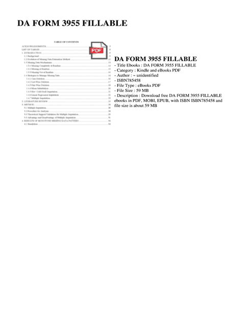 Fillable Online Da Form 3955 Fillable Fax Email Print