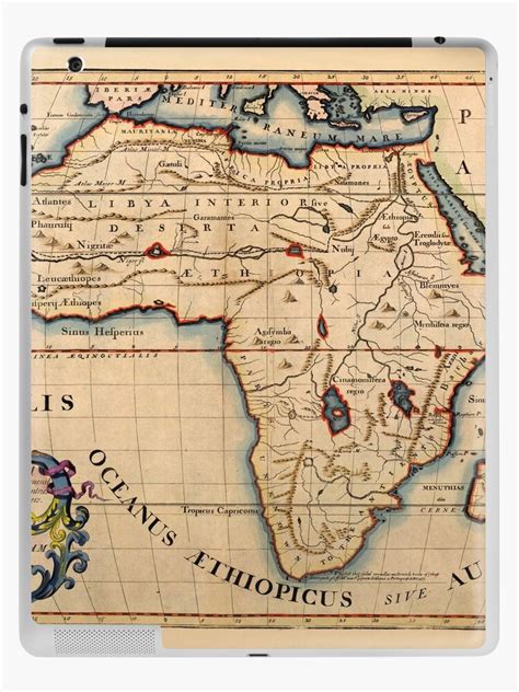 Map Of Africa 1700 Map Of Africa 1700 Ipad Case Skin By Mollyfare