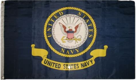 2x3 us navy ship emblem crest flag 2 x3 house banner grommets super polyester ebay