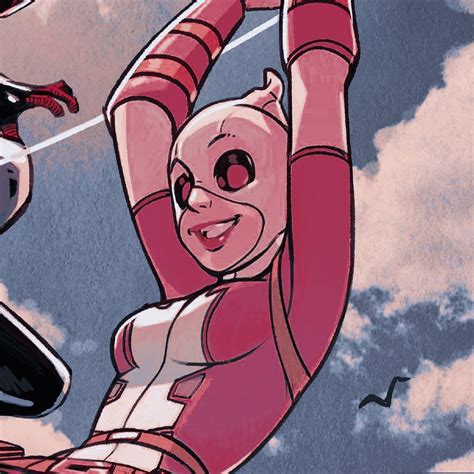 Gwenpool Gwen Pool And Spider Man Miles Morales Matching Icons Marvel Comics Art Marvel