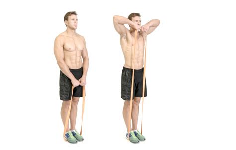 The upright dumbbell row is a classic move used target the trapezius and deltoid muscles in your upper back and shoulders. How to do the resistance band upright row - Men's Health