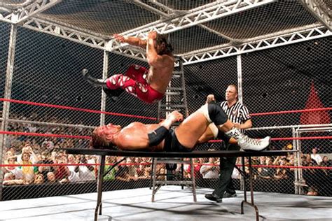 Best Hell In A Cell Matches Triple H Vs Shawn Michaels Bad Blood