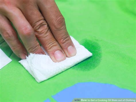Get a Cooking Oil Stain out of Clothing | Oil stains ...