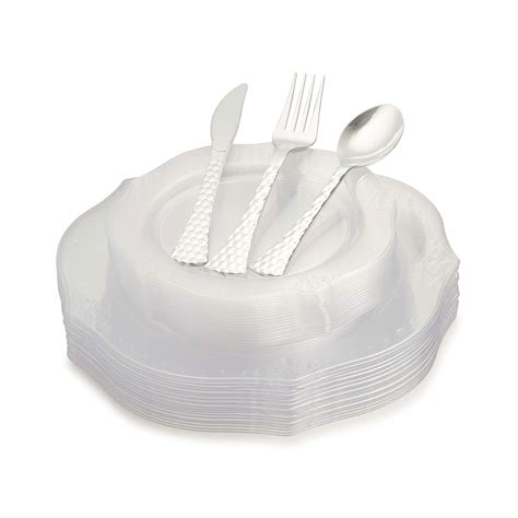 Disposable Clear Plastic Cutlery 100 Pcs Fork 【メーカー直売】