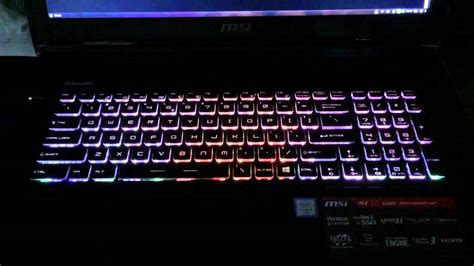 Ive had my g762vy for about 5 months now and already the screen and keyboard have been changed. Fun with MSI Keyboard Lights - YouTube
