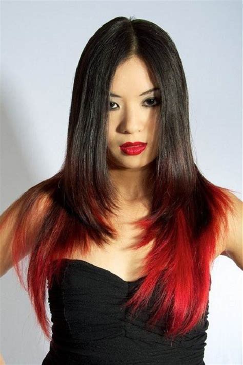 Black with brite red hilites | hair color streaks, hair. Black Hair with Red Highlights Emo