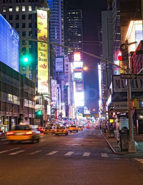 New York City M Rz Times Square New York Street Nachtleben