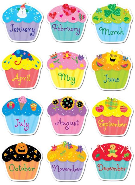 11 Monthly Birthday Calendar Cupcakes Photo Happy Birthday Calendar