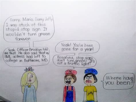 Jeffy And Mario Were Mad At Rosalina By Mjegameandcomicfan89 On Deviantart