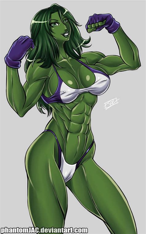 She Hulk S Swimsuit By PhantomJAC On DeviantART Shehulk Comic Book Girl Hulk