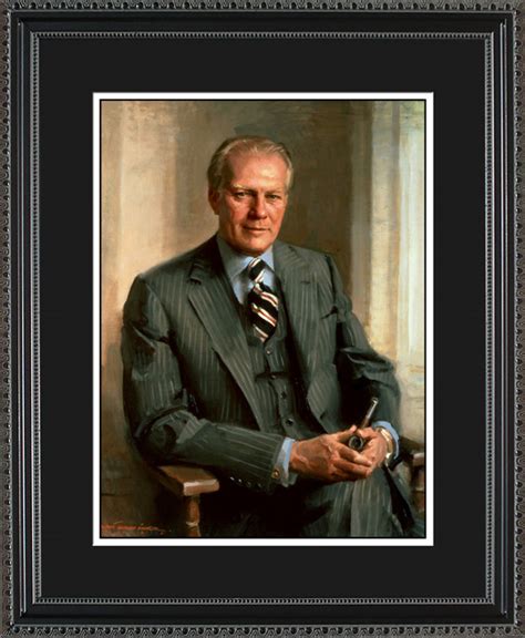 Gerald Ford Portrait Historic Office Art
