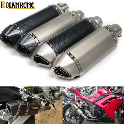 Motorcycle Inlet 51mm Exhaust Muffler Pipe With Db Killer 36mm