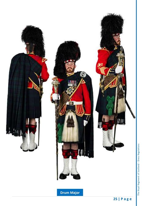 3 Scots The Black Watch No1a Dress Ceremonial Drum Major