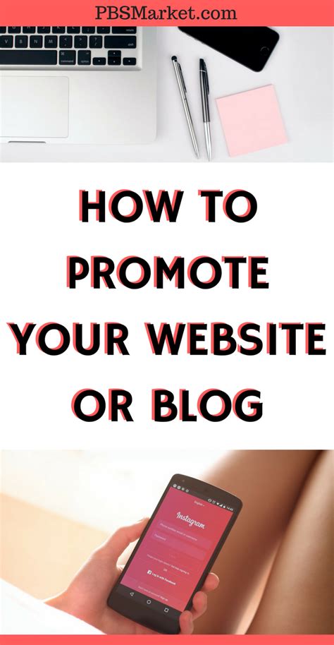 How To Promote Your Website Or Blog Pbs Market