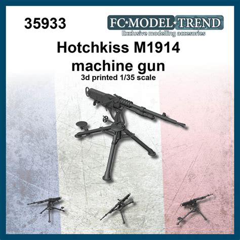 35933 Hotchkiss M1914 Machine Gun 135 Scale Fcmodeltrend