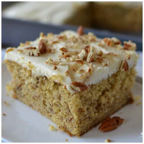 This cake has many variants and it is a great way to use up those. Easy Banana Cake with Cream Cheese Frosting | Small Town Woman