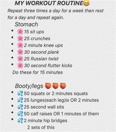 Pinterest Danicaa ️ Workout Routine Daily Exercise Routines Daily
