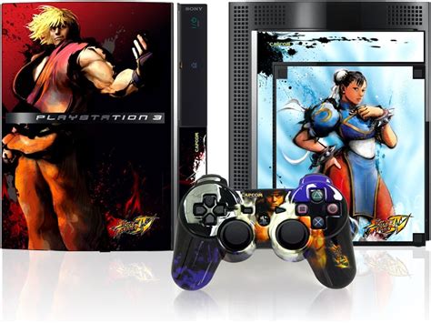 Mad Catz Ps3 Street Fighter Iv Controller Faceplate And Console Skinz