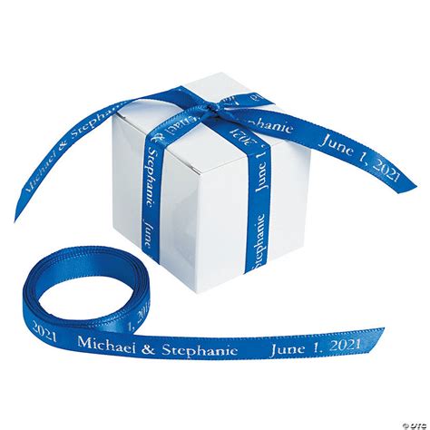 Blue Personalized Ribbon 38 Oriental Trading