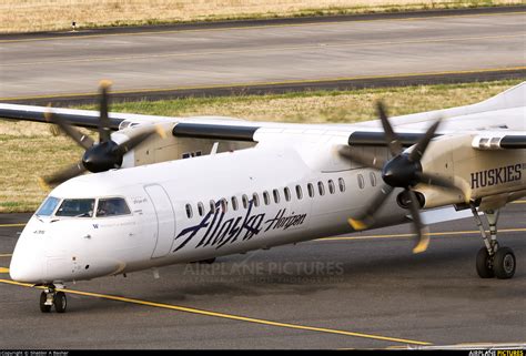 N435qx Alaska Airlines Horizon Air De Havilland Canada Dhc 8 400q