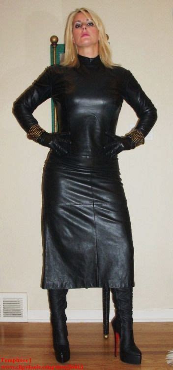 BootLadyWife Deactivated Long Leather Skirt Tight Leather Pants Long