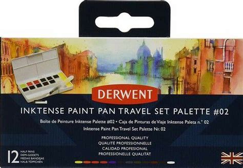 Inktense Paint Pan Travel Set Derwent
