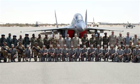 Egyptian Sudanese Chiefs Of Staff Attend Conclusion Of Joint Air