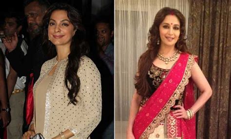 madhuri dixit and i were rivals earlier juhi chawla bollywood news the indian express