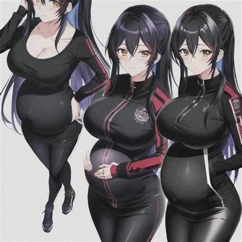 Pregnant Akeno Multiple Outfits By Iamliljuicy On Deviantart