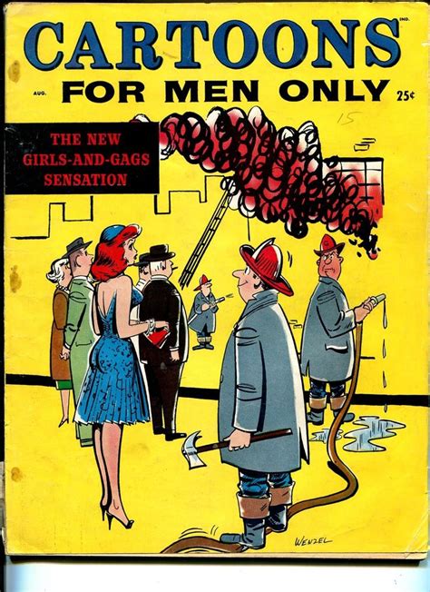 Cartoons For Men Only Issue Year August 1959 Condition G Bill
