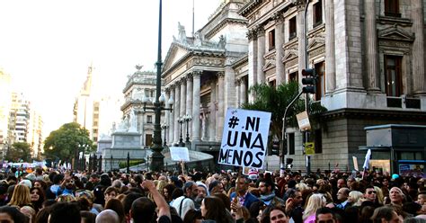 thousands take to streets in argentina to protest violence against women