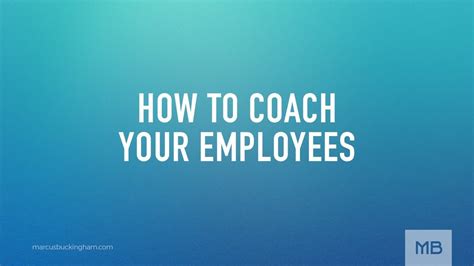 How To Coach Your Employees Youtube