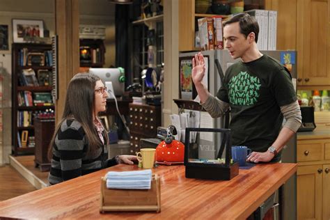 Jim Parsons P Sheldon Cooper Amy Farrah Fowler The Big Bang Theory Tv Show Mayim