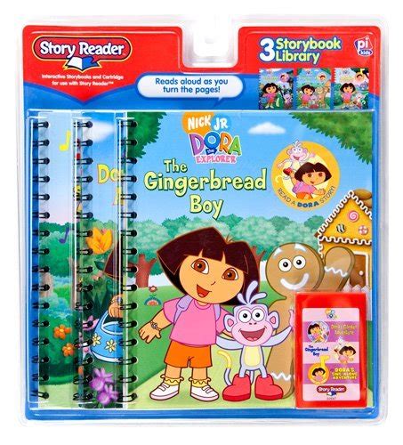 Story Reader 3 Book Dora The Explorer Library Doras Garden Adventure