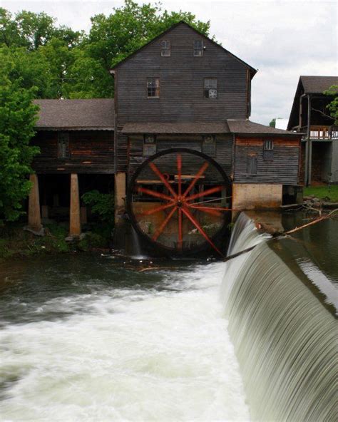 Old Mill Pigeon Forge Places Around The World Smoky Mountains Water