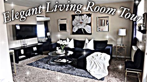 Glam Apartment Tour Inexpensive Home Decor For Less Black And White