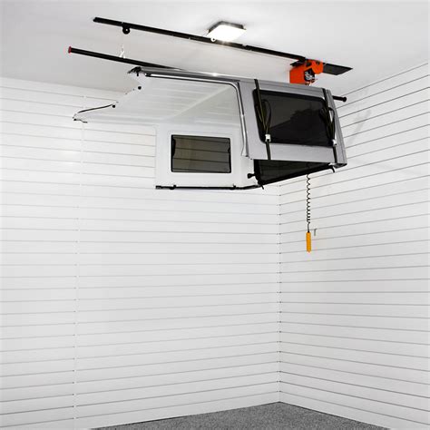 Diy Overhead Garage Storage Pulley System Garage Overhead Storage