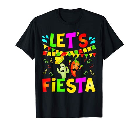 Let S Fiesta T Shirt Cinco De Mayo Party T Sombrero Hat Shirtsmango Office