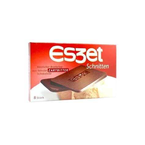 Es3et Schnitten Zartbitter Schokolade Chocolatinas De Chocolate Negro X8