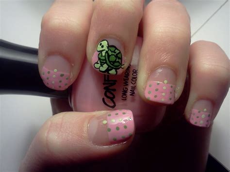 Turtle Nail Design! · An Animal Nail · Nail Painting on Cut Out + Keep
