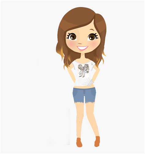 Brown Hair Girl Clipart Hd Png Download Kindpng