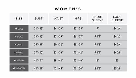 Ladies clothing sizes chart – Winter 2020 fashion trends, european