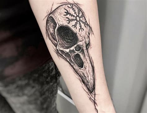 101 Best Raven Skull Tattoo Ideas You Have To See To Believe Outsons